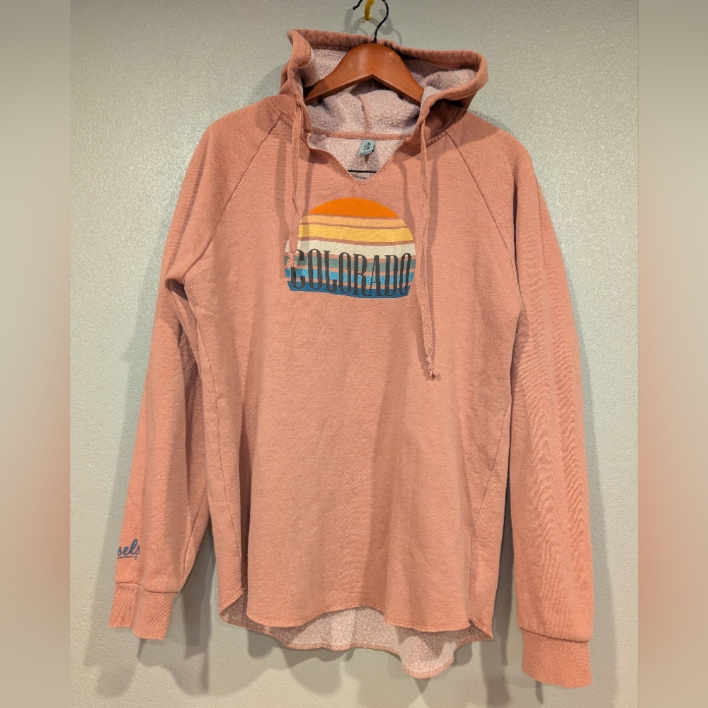 Women's Pink Hoodie Sweatshirt